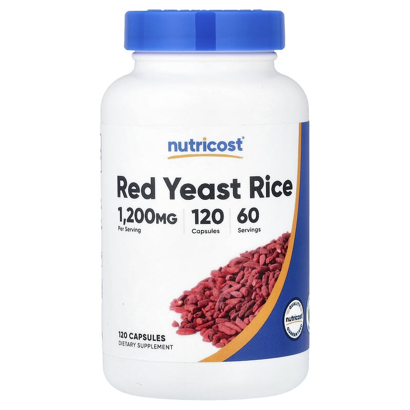 Nutricost, Red Yeast Rice, 120 Capsules (600 mg per Capsule)