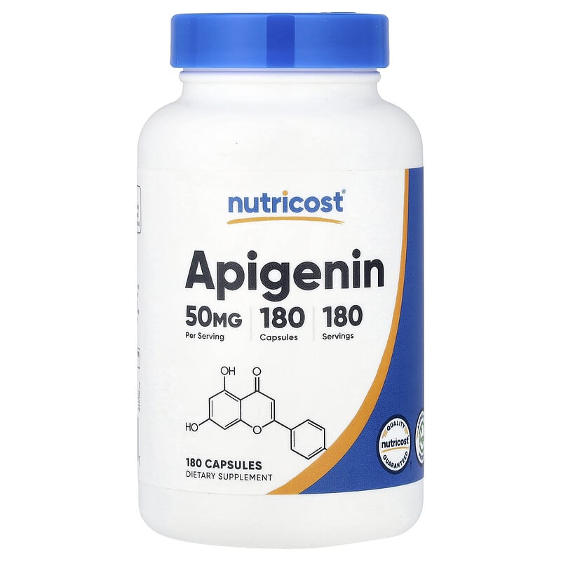 Nutricost, Apigenin, 50 mg, 180 capsules