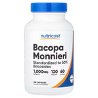 Nutricost, Bacopa Monnieri, 120 Capsules (500 mg per Capsule)