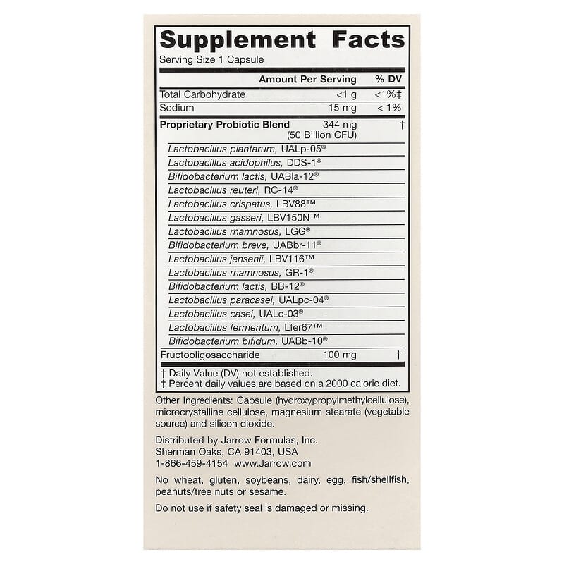 Jarrow Formulas, Fem-Dophilus® Ultra, 30 Veggie Capsules