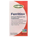 Flora, Ferritin +®, 60 Delayed-Release Vegan Capsules (20 mg per Capsule)
