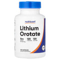 Nutricost, Lithium Orotate, 5 mg, 120 Capsules