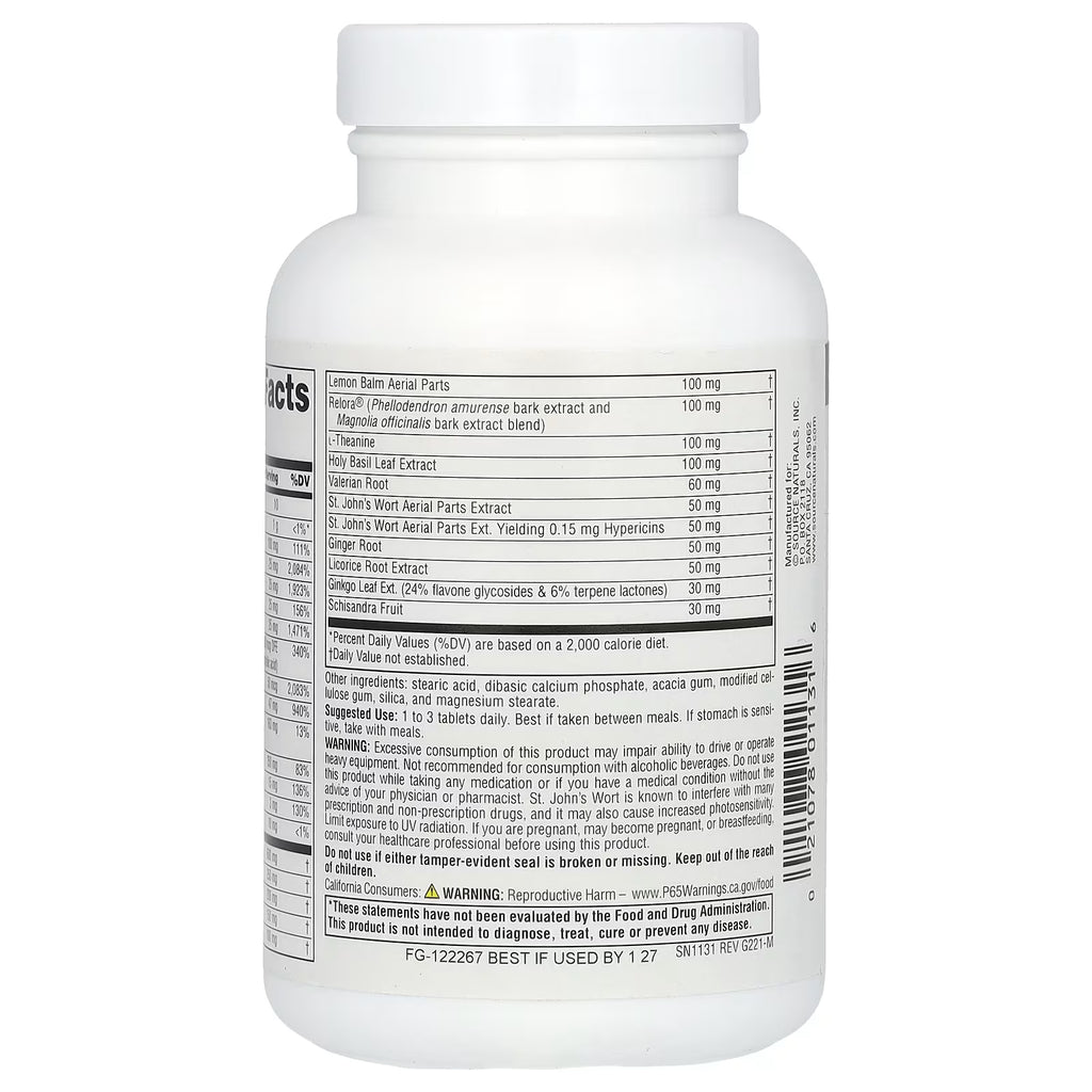 Source Naturals, Calm Thoughts™, 90 Tablets