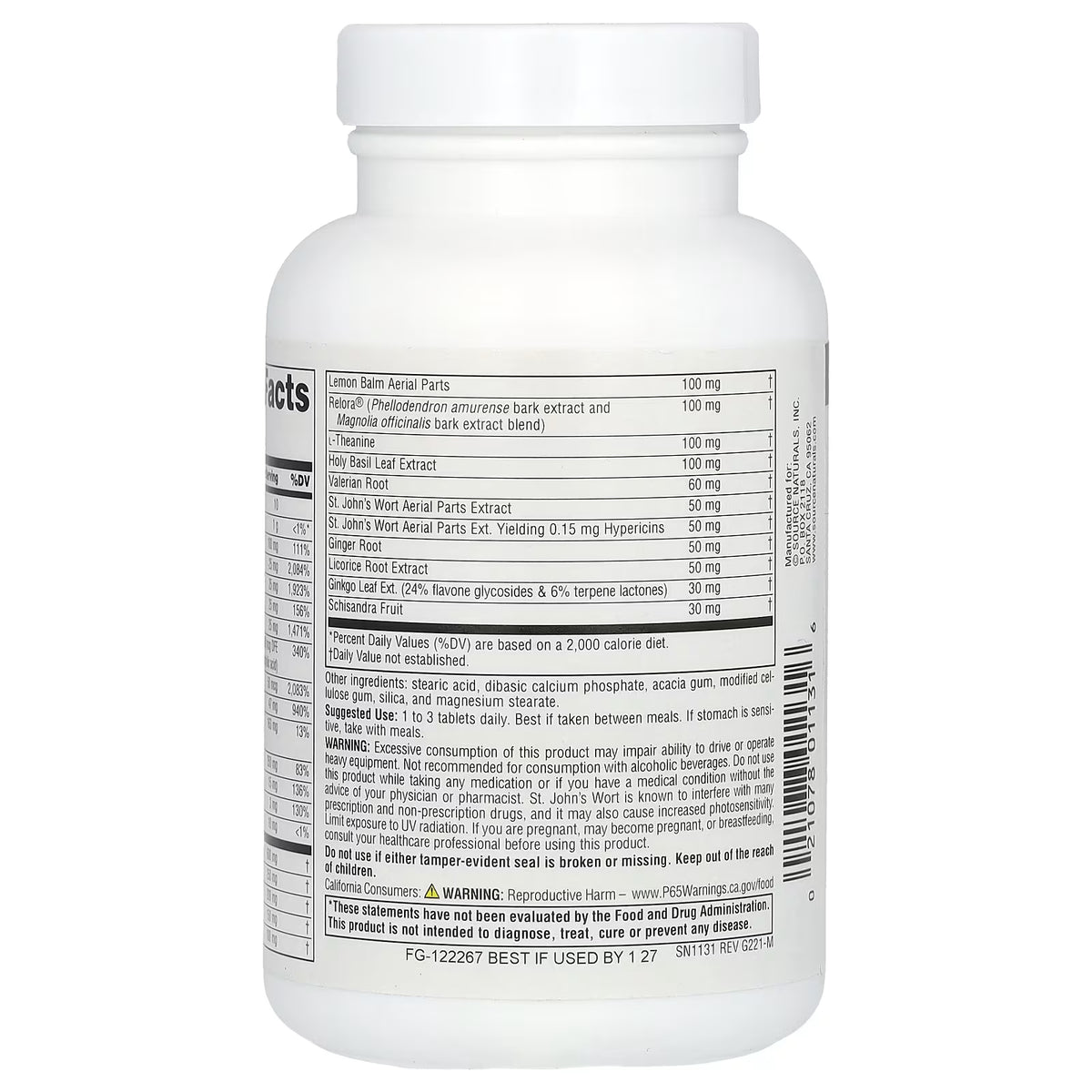 Source Naturals, Calm Thoughts™, 90 Tablets