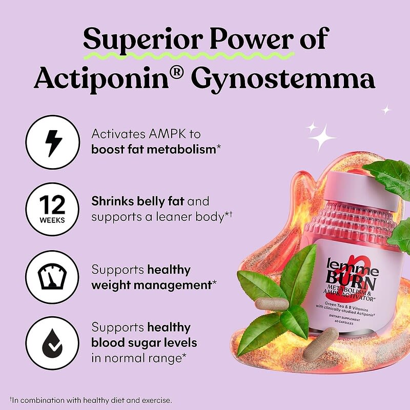 Lemme, Burn, Metabolism & AMPK Activator, 60 Vegan Capsules