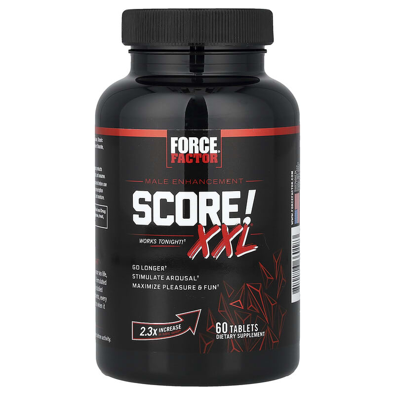 Force Factor, SCORE! XXL, Male Enhancement, 60 Tablets