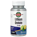KAL, Lithium Orotate, Lemon Lime , 5 mg, 90 Micro Tablets