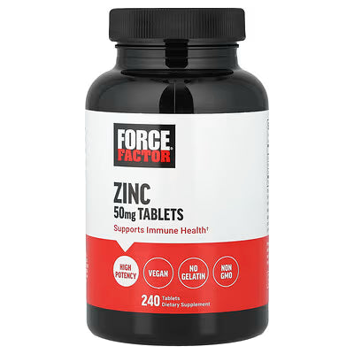 Force Factor, Zinc, 240 Tablets