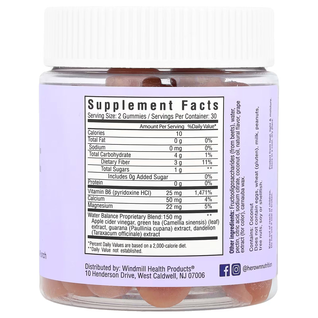 Her Own, Debloat Slimming Gummies, Citrus Punch, 60 Gummies