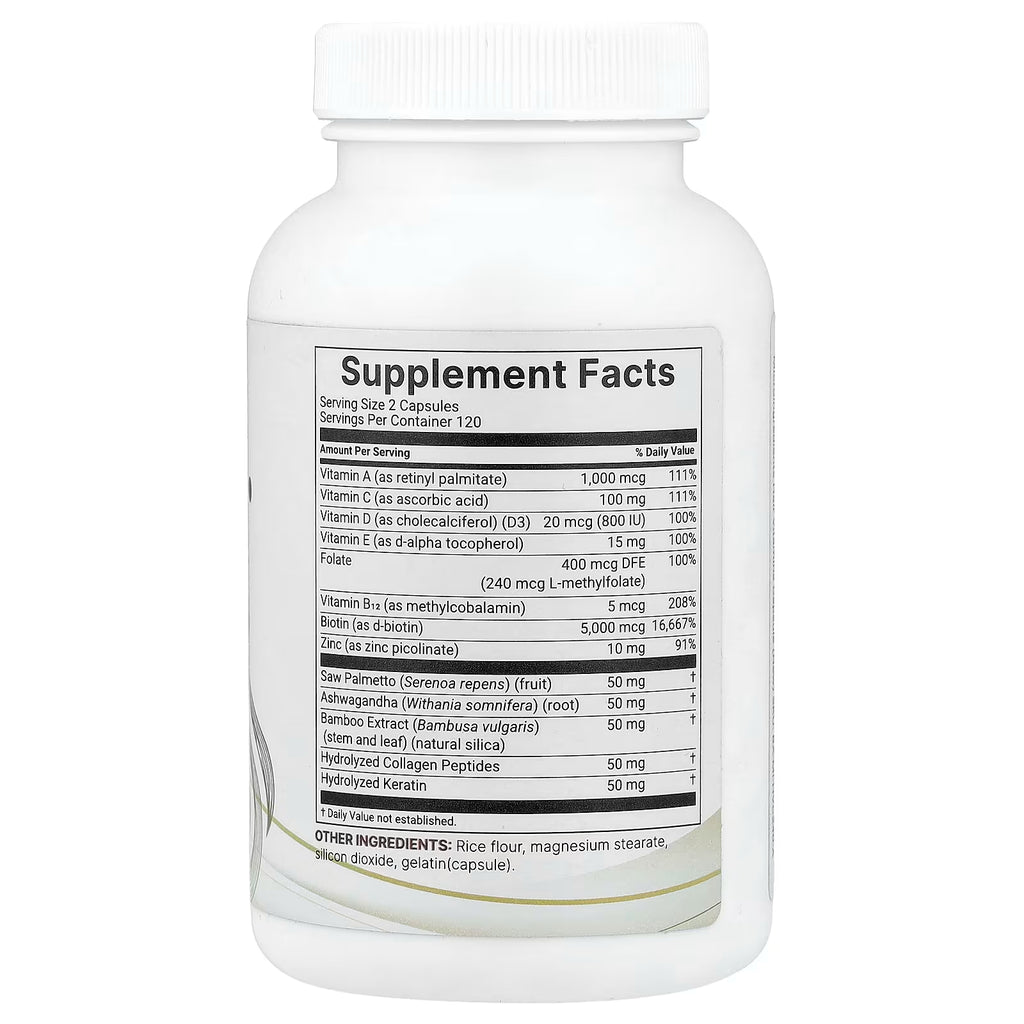 Micro Ingredients, Hair Vitamins Complex, 240 Capsules