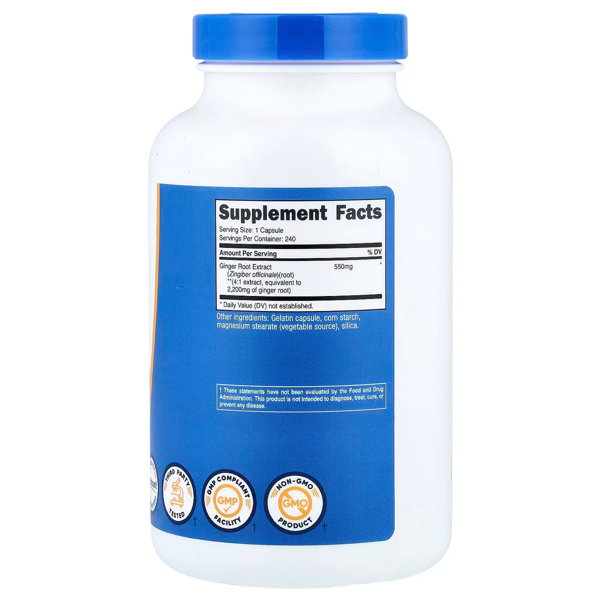 Nutricost, Ginger Root Extract, 240 Capsules (550 mg per Capsule)