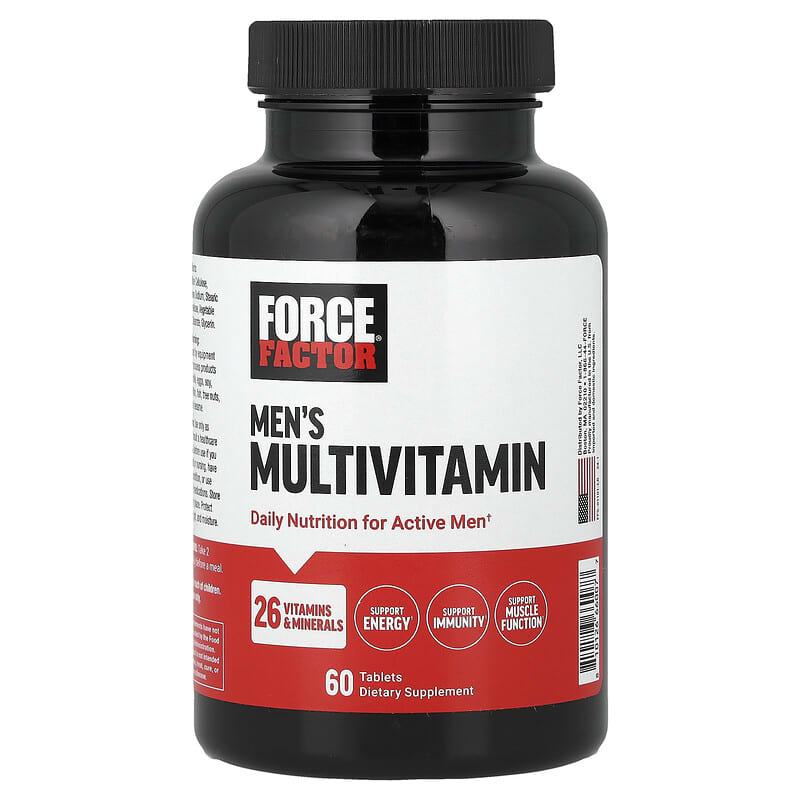 Force Factor, Men's Multivitamin, 60 Tablets