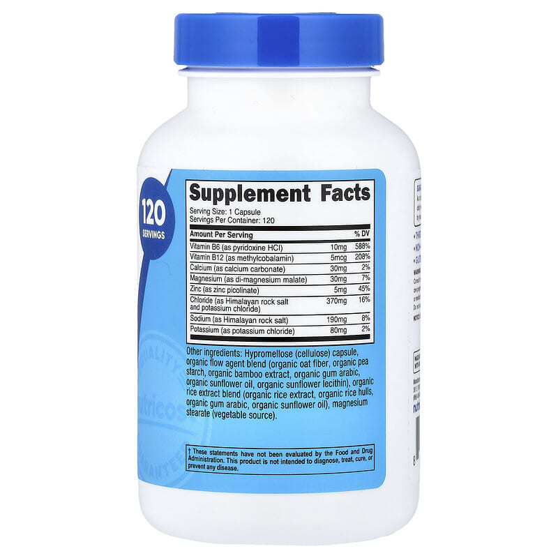 Nutricost, Electrolyte Complex, 120 Capsules