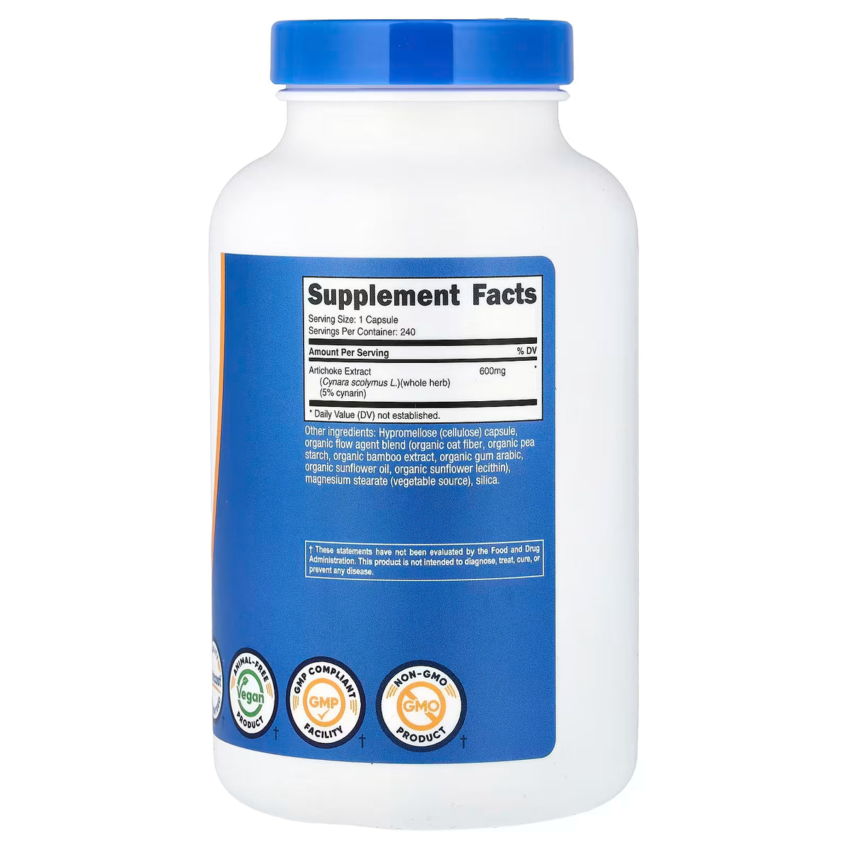 Nutricost, Artichoke Extract, 600 mg, 240 Capsules