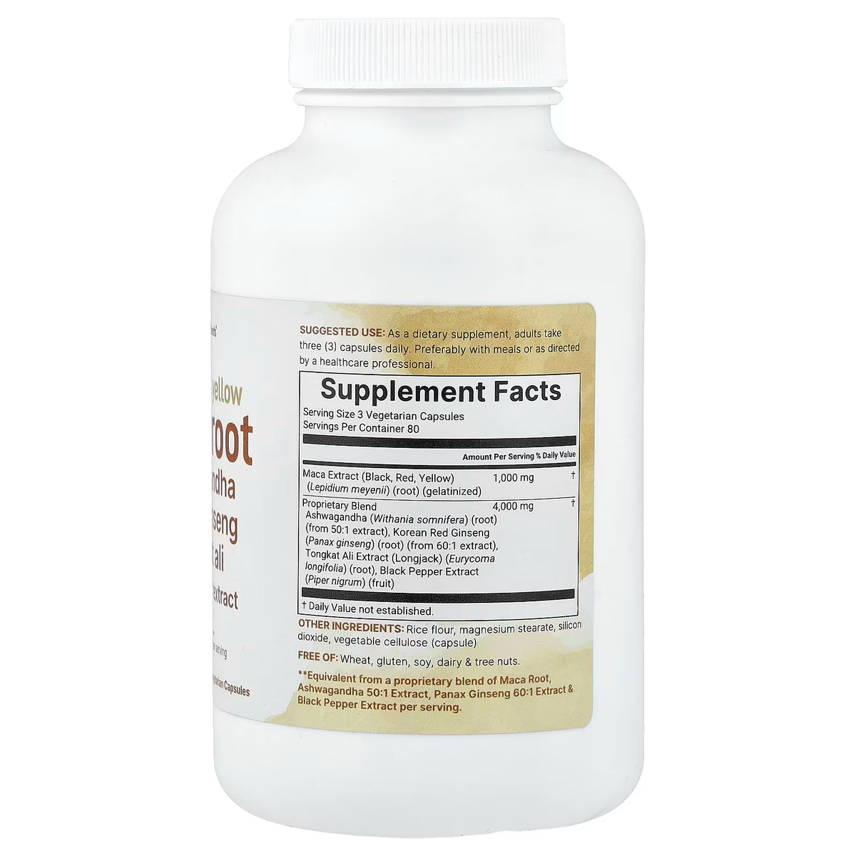 Micro Ingredients, Maca Root, 240 Vegetarian Capsules