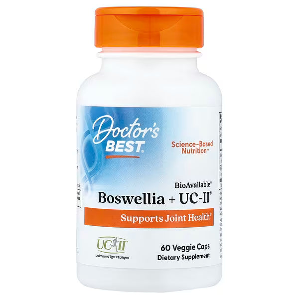 Doctor's Best, Boswellia + UC-II, 60 Veggie Caps
