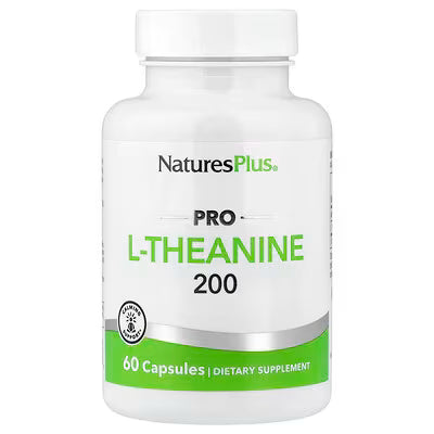 NaturesPlus, Pro L-Theanine 200, 60 Capsules (200 mg per Capsule)