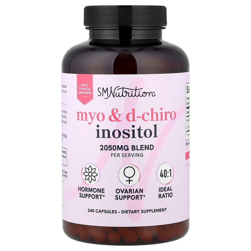 SMNutrition, Myo & D-Chiro Inositol, 240 Capsules
