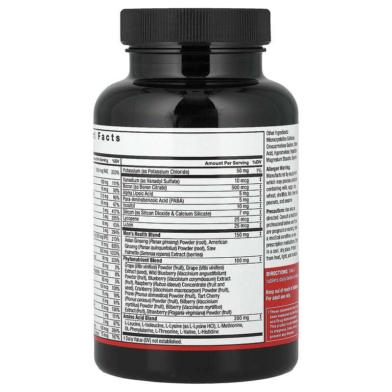Force Factor, Men's Multivitamin, 60 Tablets