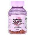 Lemme, Glow, Hair, Skin & Nails Gummies, Peach, 60 Gummies