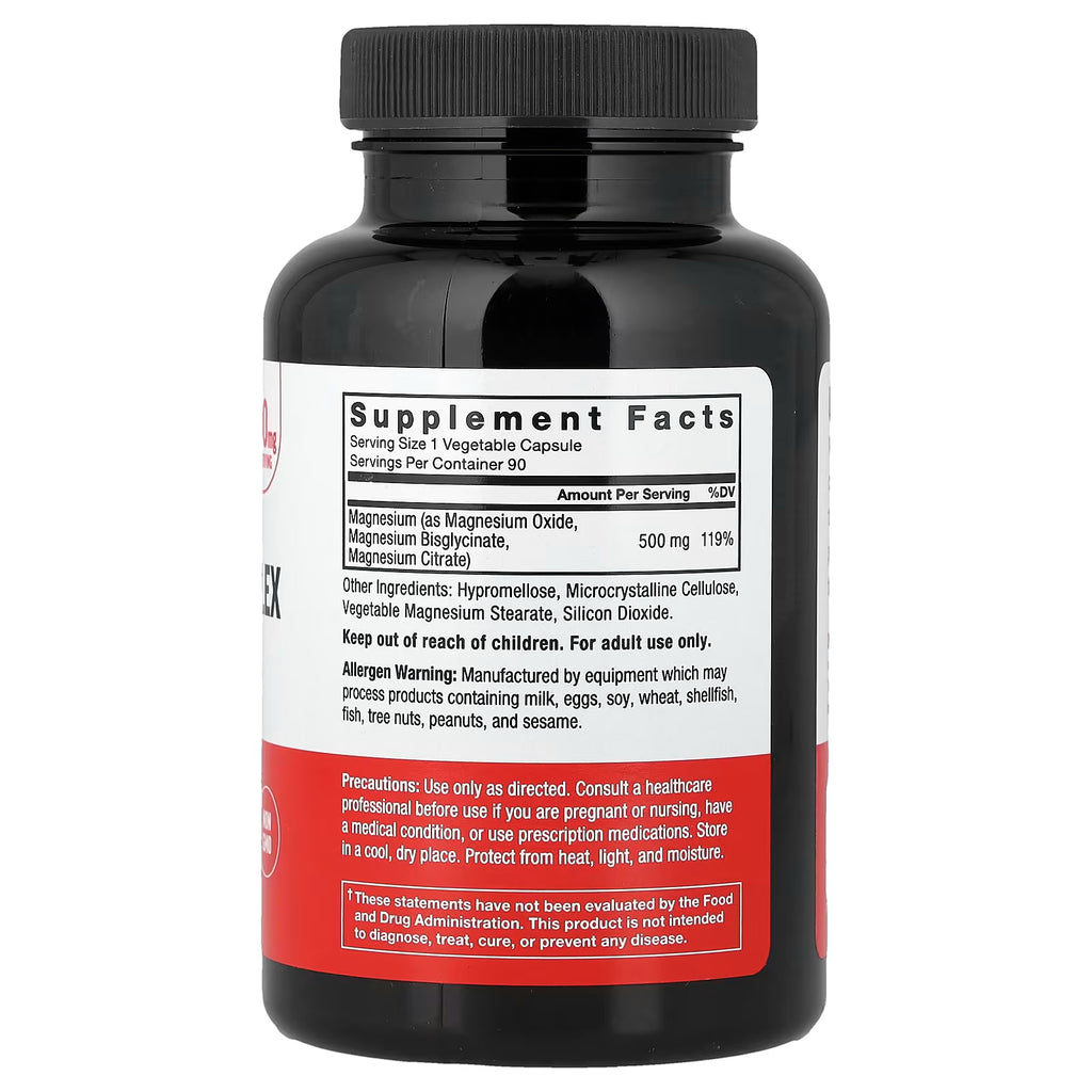 Force Factor, Magnesium Complex, 500 mg, 90 Vegetable Capsules