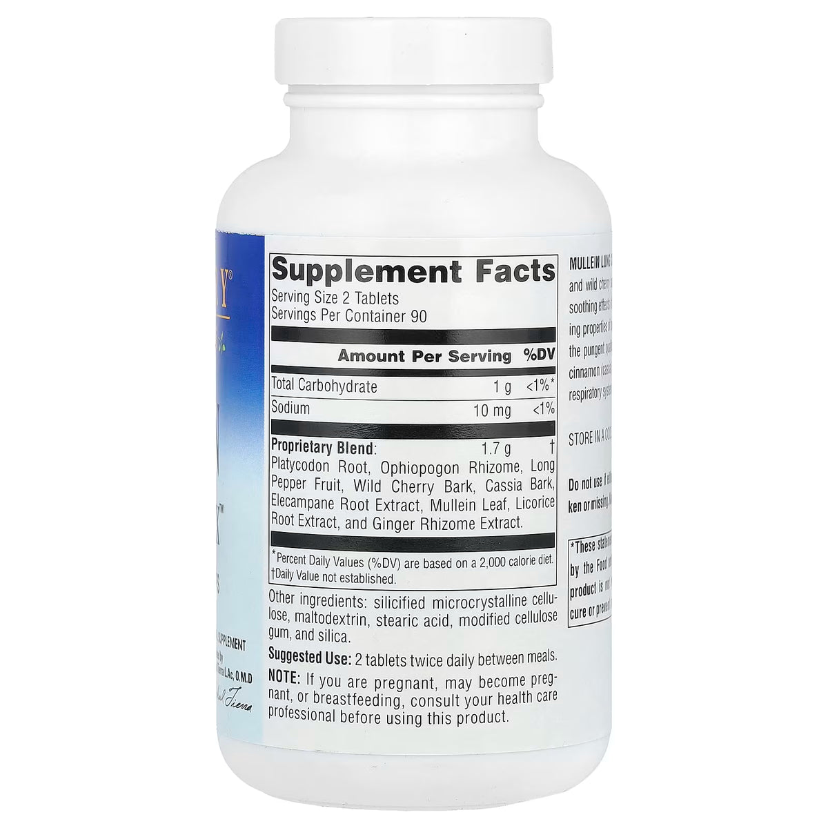 Planetary Herbals, Mullein Lung Complex™, 180 Tablets
