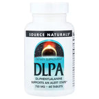 Source Naturals, DLPA, 750 mg, 60 Tablets