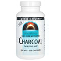 Source Naturals, 100% Pure Activated Charcoal, 260 mg , 200 Capsules