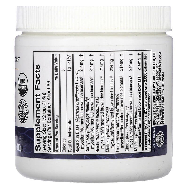 Host Defense, Mushrooms, STAMETS 7, 3.5 oz (100 g)