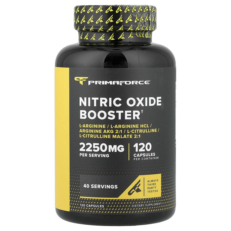 Primaforce, Nitric Oxide Booster, 120 Capsules