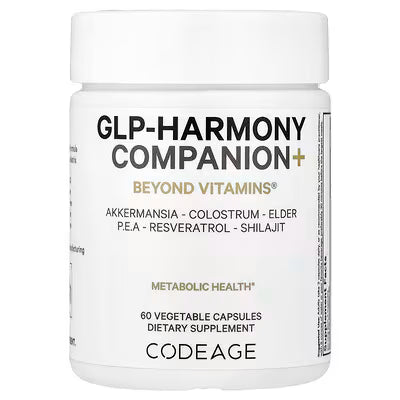Codeage, GLP-Harmony Companion+, 60 Vegetable Capsules