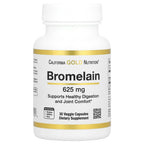 California Gold Nutrition, Bromelain, 625 mg, 30 Veggie Capsules