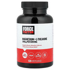 Force Factor, Magnesium + L-Theanine, 120 Vegetable Capsules