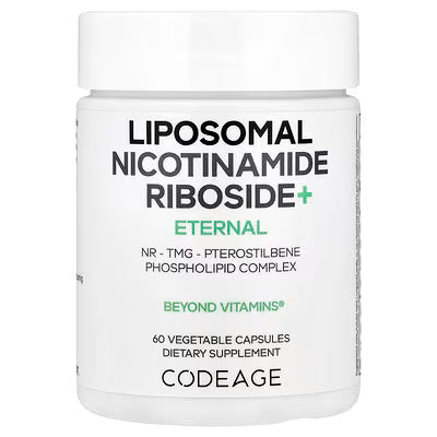 Codeage, Liposomal Nicotinamide Riboside+, 60 Vegetable Capsules