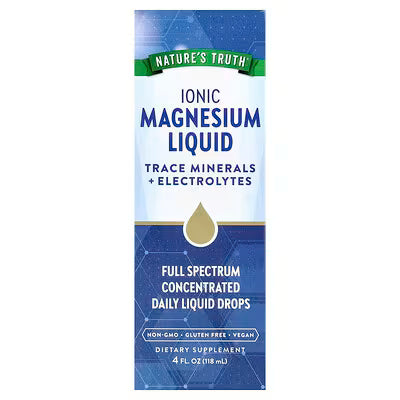 Nature's Truth, Ionic Magnesium Liquid, Unflavored, 4 fl oz (118 ml)