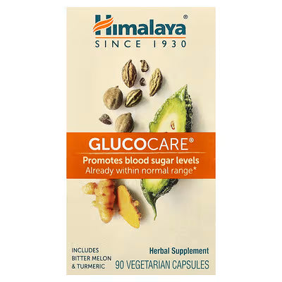 Himalaya, GlucoCare®, 90 Vegetarian Capsules