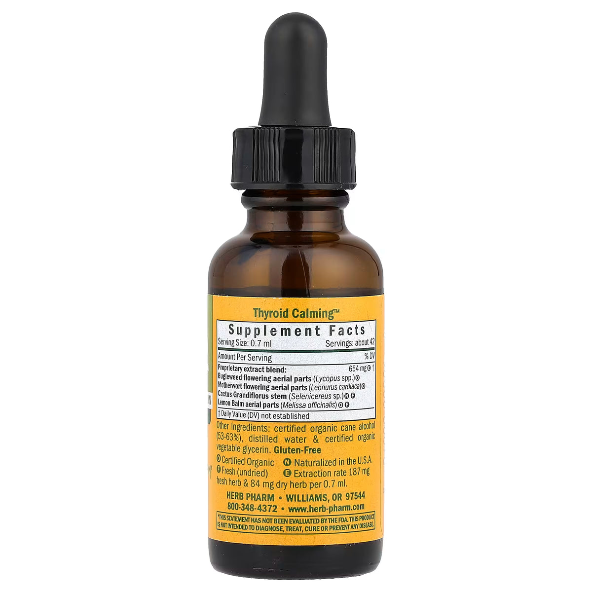 Herb Pharm, Thyroid Calming™, 1 fl oz (30 ml)