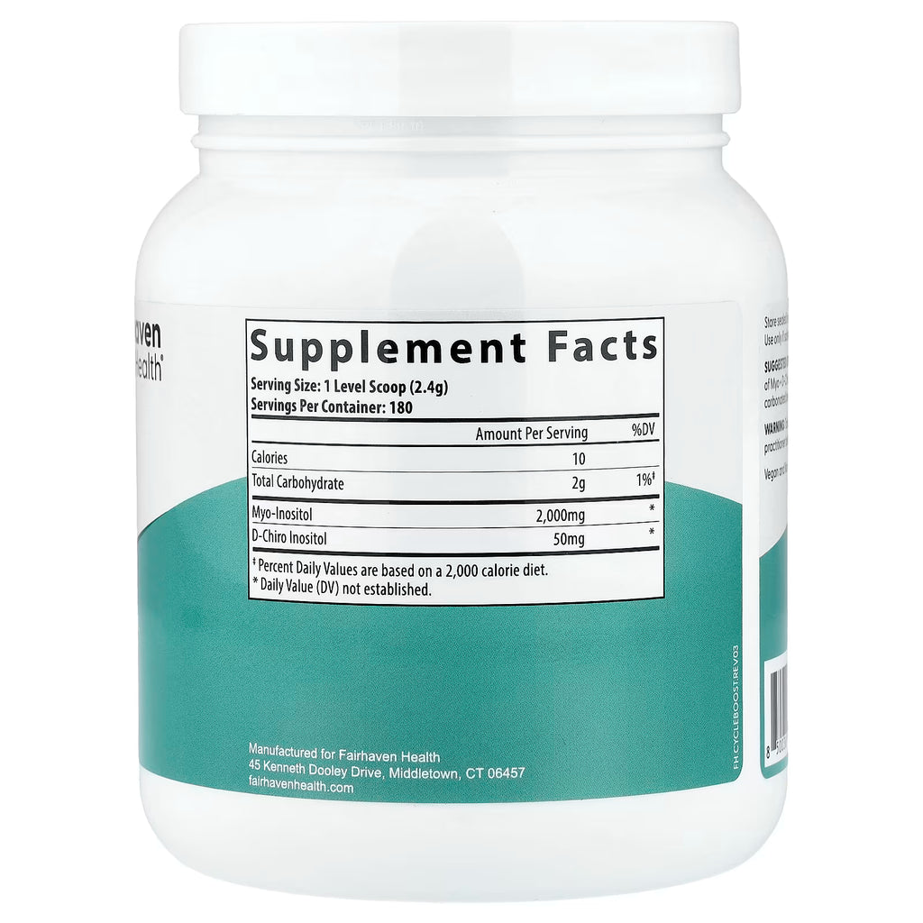 Fairhaven Health, Myo & D-Chiro Inositol Powder , 15 oz (432 g)