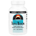 Source Naturals, Triple Boron, 3 mg, 200 Capsules