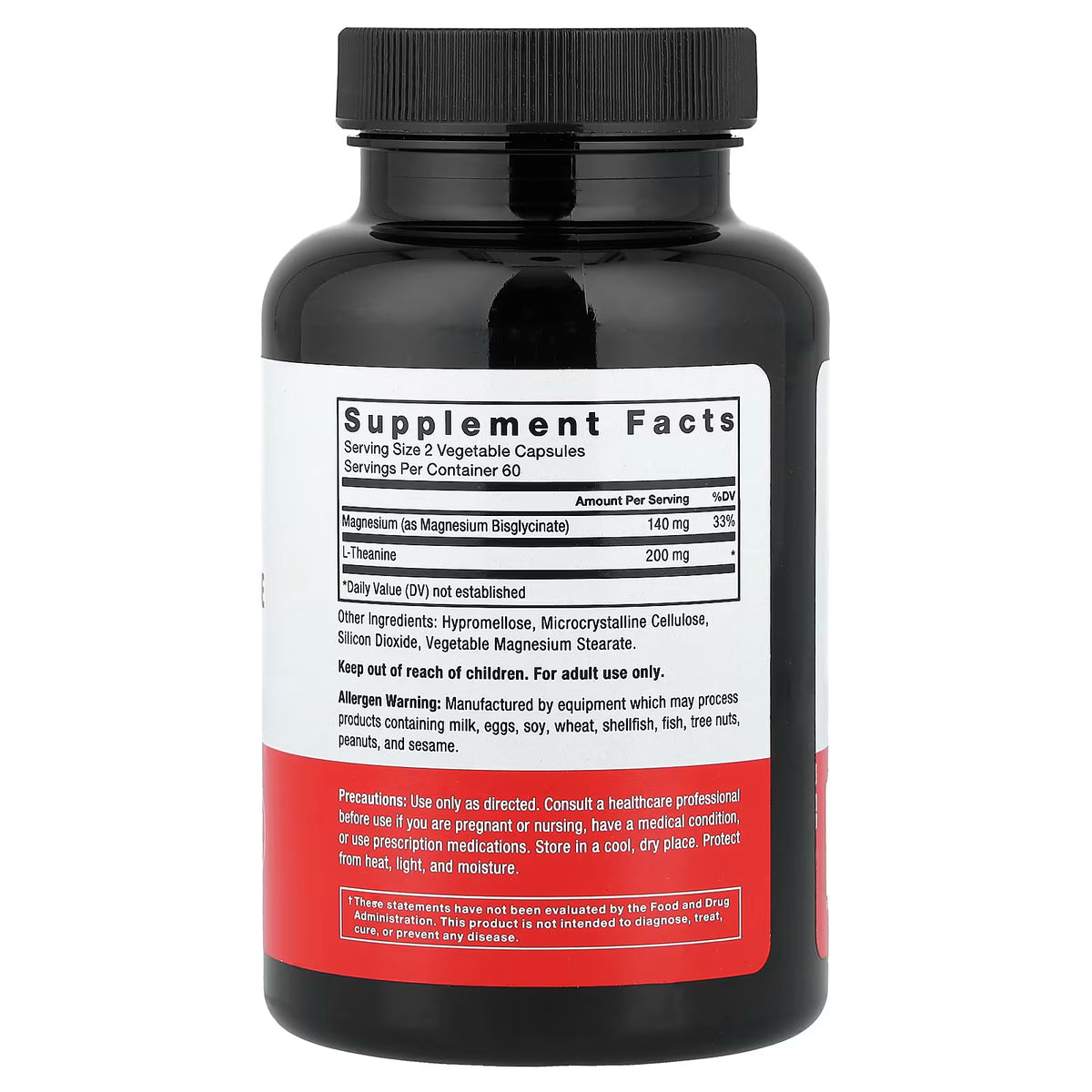 Force Factor, Magnesium + L-Theanine, 120 Vegetable Capsules