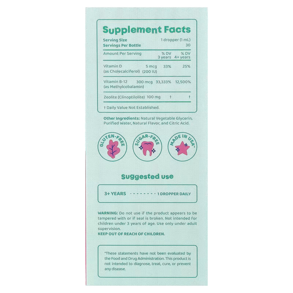 JoySpring, Detox Zee, For Kids , 1 fl oz (30 ml)