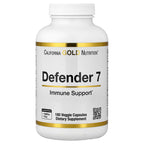 California Gold Nutrition, Defender 7, with A, C, D3, B6, Zinc, Selenium & Beta-Glucan, 180 Veggie Capsules