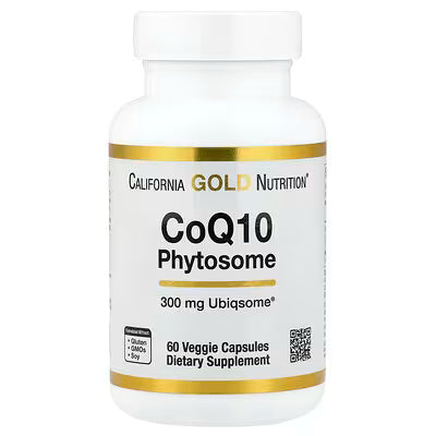California Gold Nutrition, CoQ10 Phytosome, 300 mg, 60 Veggie Capsules