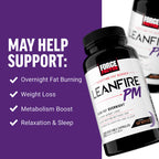 Force Factor, LeanFire PM™, Nighttime Fat Burner, 60 Veg Capsules