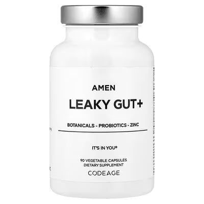 Codeage, Amen, Leaky Gut+, 90 Vegetable Capsules