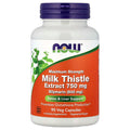 NOW Foods, Milk Thistle Extract, 750 mg, 90 Veg Capsules