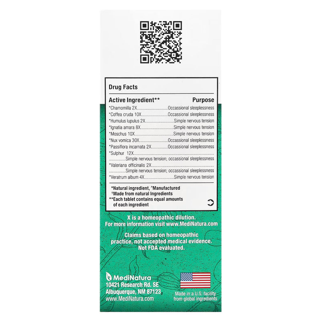MediNatura, BHI, Calming, 100 Tablets