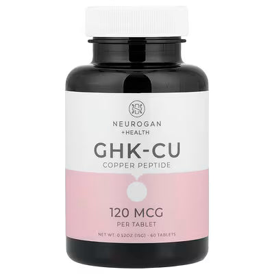 Neurogan Health, GHK-CU Copper Peptide, 120 mcg, 60 Tablets