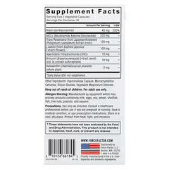 Force Factor, NAD+ Longevity Nutrient Complex, 60 Vegetable Capsules