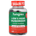 Fungies, Lion's Mane Mushroom Focus Gummies, Blueberry and Strawberry, 60 Pectin Gummies
